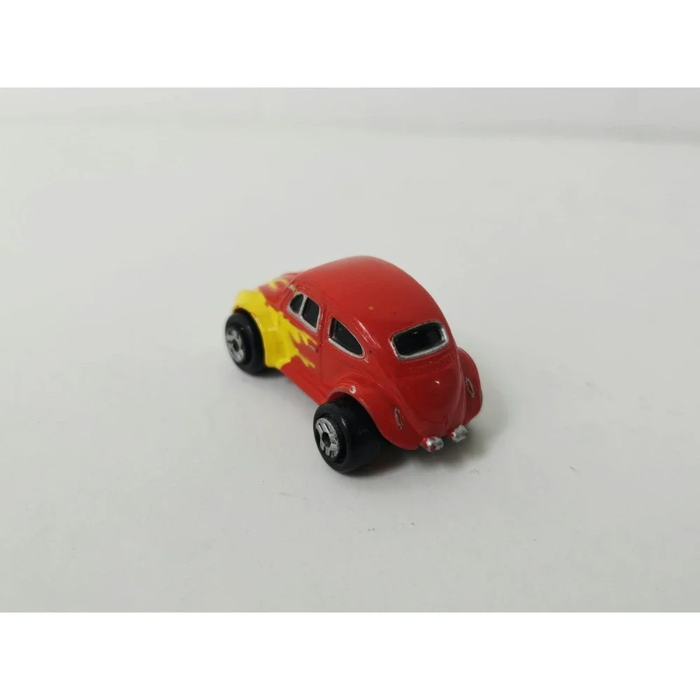 Vintage Galoob Micro Machines Super Beetle red flames Volkswagon